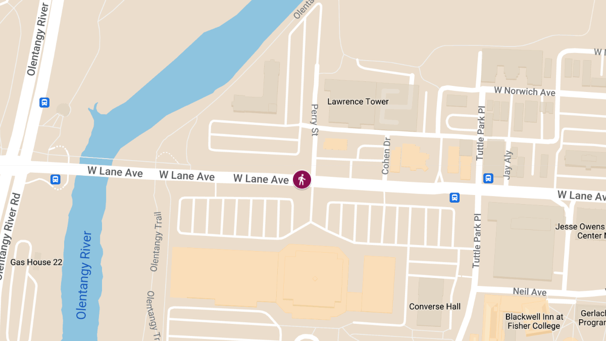 Pedestrian Struck by Vehicle at 108 W Lane Ave