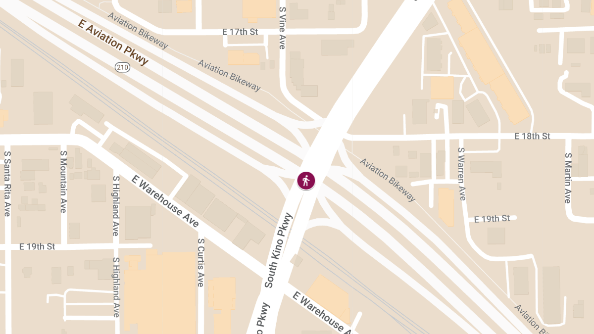 Pedestrian Struck by Vehicle on Aviation Hwy at S Kino Pkwy