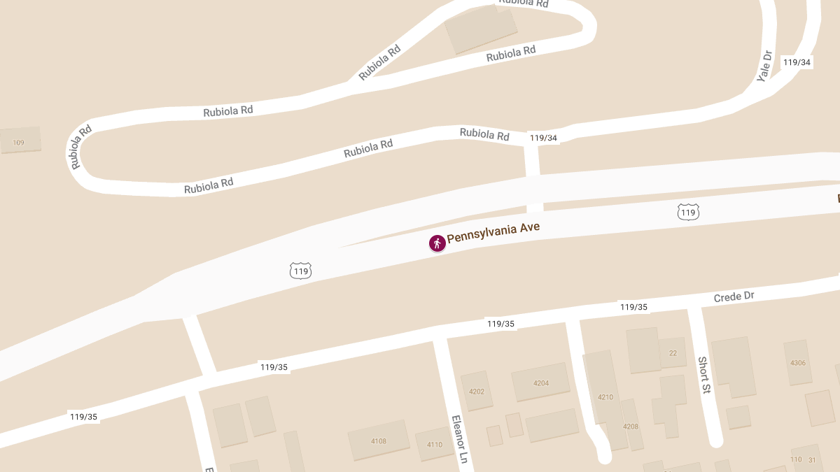 Pedestrian Struck on Pennsylvania Ave