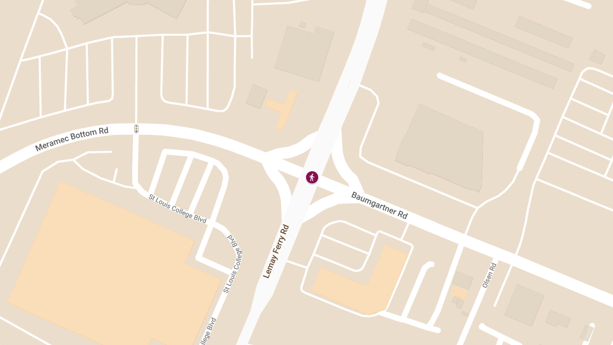 Pedestrian Suffers Life-Threatening Injuries in Crash at Lemay Ferry & Baumgartner Rd
