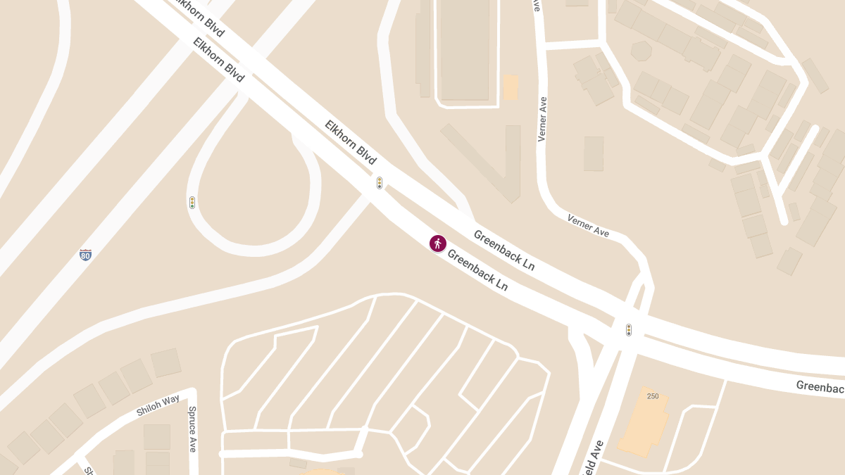 Pedestrian in Wheelchair Injured in Crash on Greenback Ln Near I-80