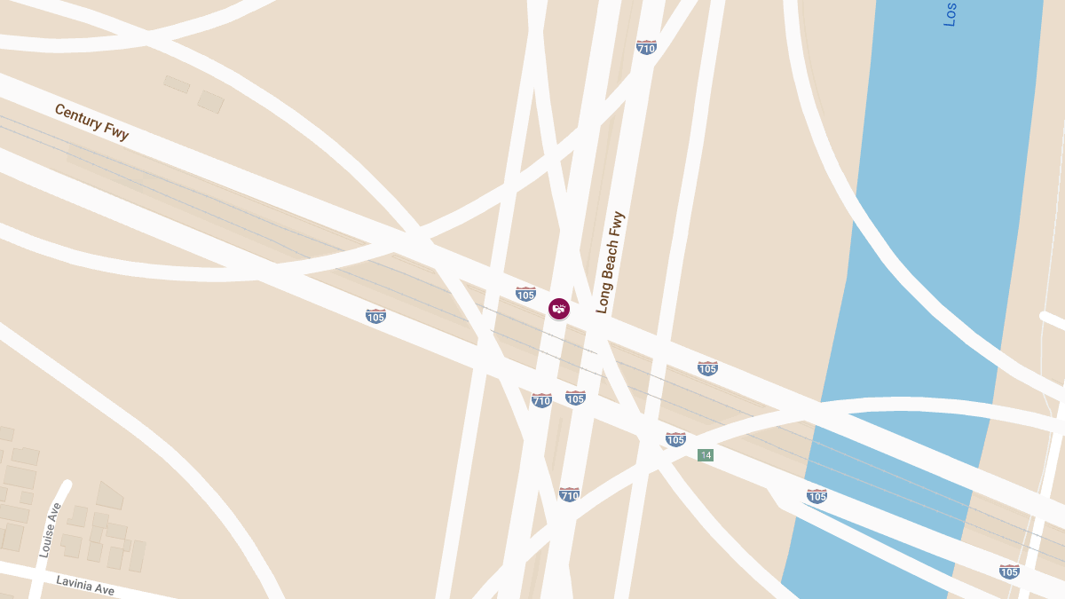 People Injured in Crash on I-105 at I-710