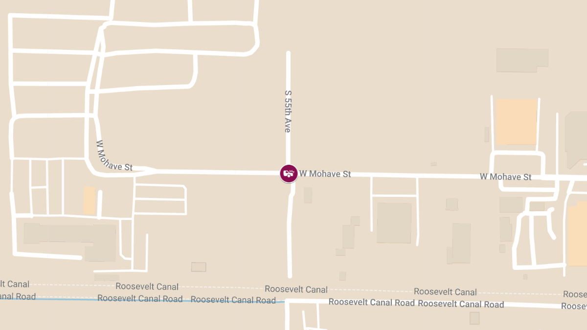 Person Injured in Car Crash on W Mohave St