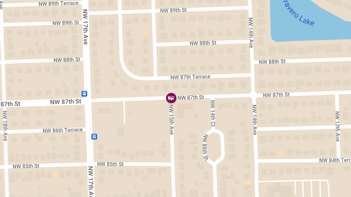Person Injured in Crash at NW 15th Ave & NW 87th St