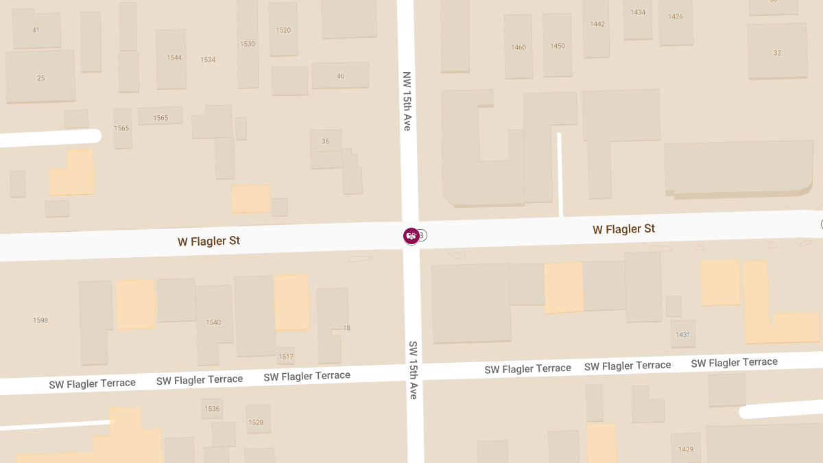 Person Injured in Crash at NW 15th Ave & W Flagler St