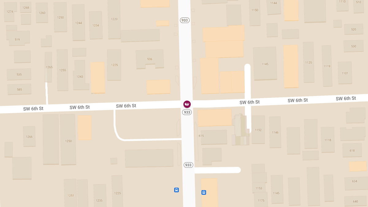 Person Injured in Crash at SW 12th Ave & SW 6th St