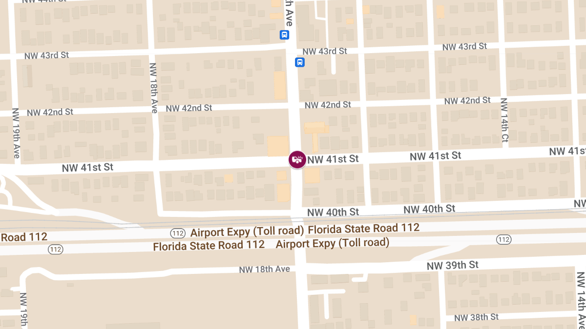 Person Injured in Crash on NW 17th Ave