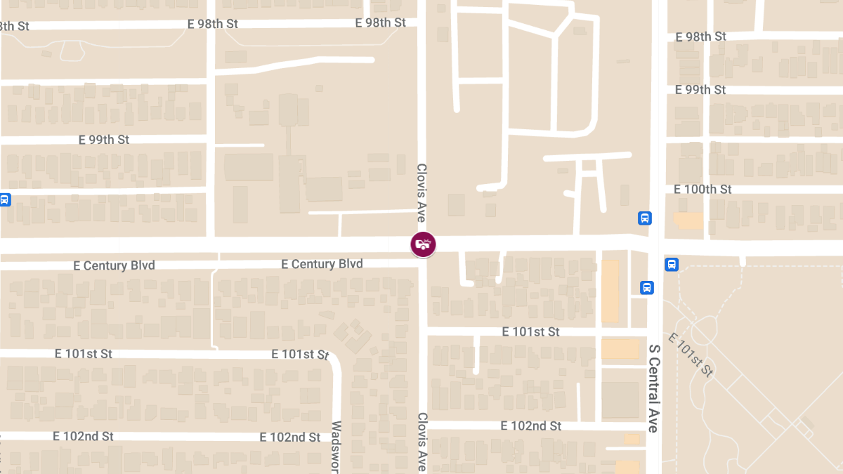 Person Injured in Hit-and-Run Crash at Century Blvd & Clovis Ave