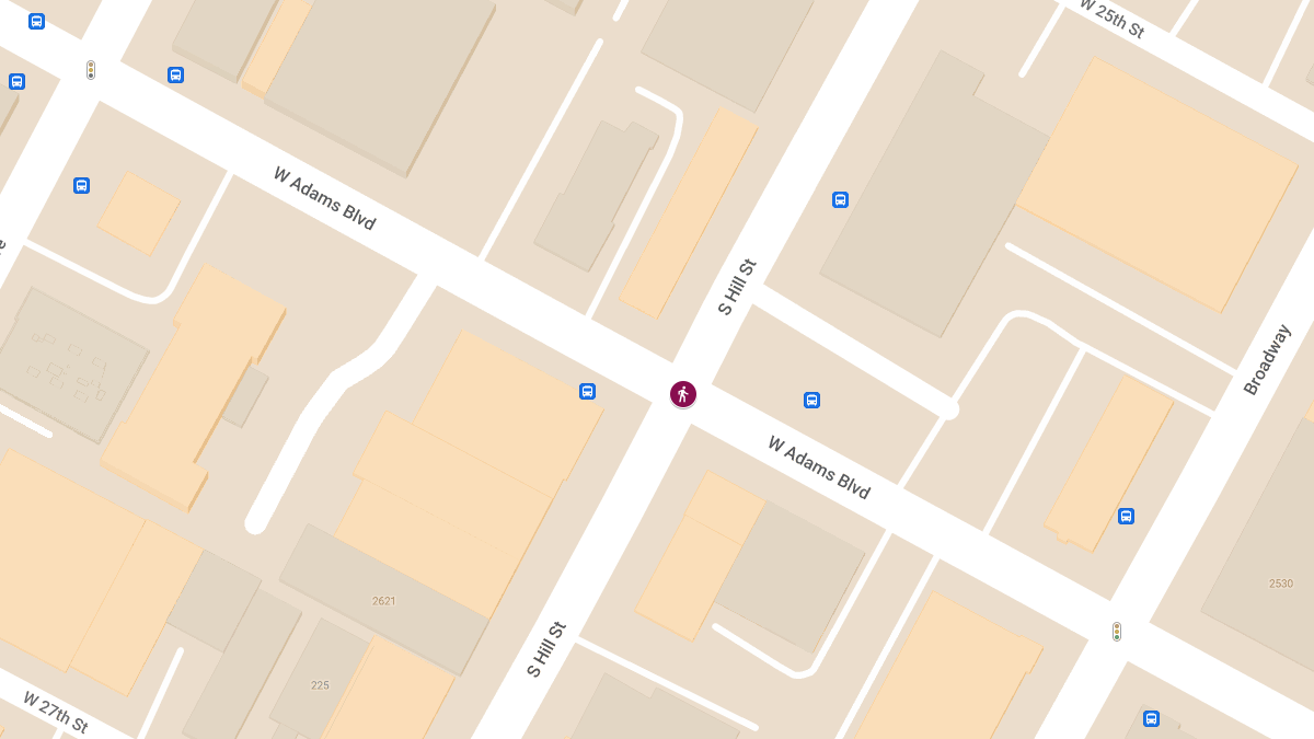 Person Injured in Hit-and-Run Crash at S Hill St & W Adams Blvd