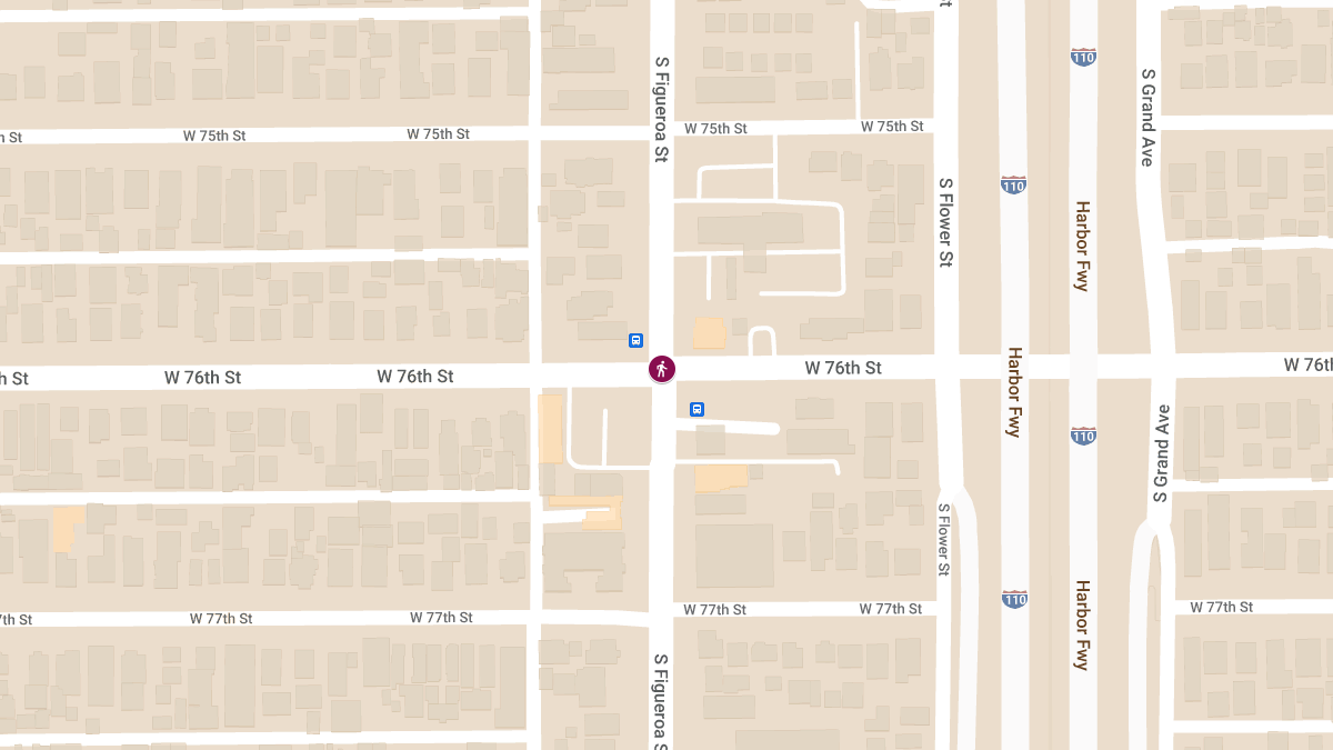 Person Injured in Hit-and-Run Crash at W 76th St & S Figueroa St