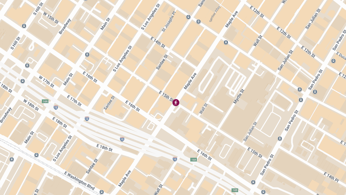 Person Injured in Hit-and-Run at E 15th St & Maple Ave