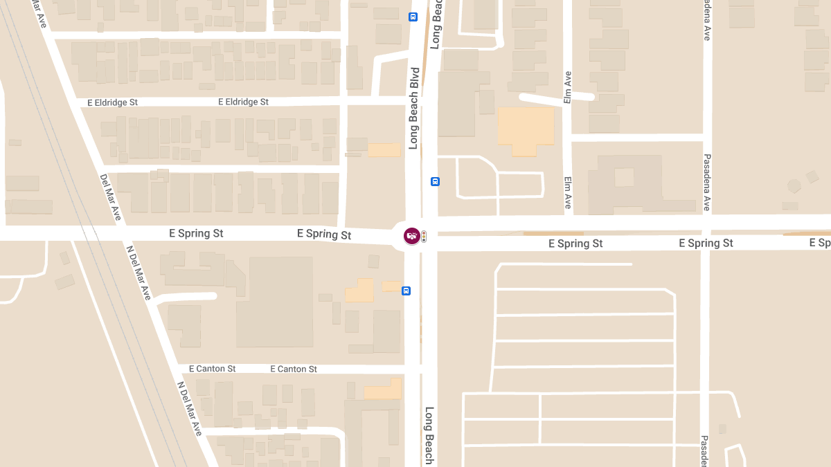 Person Injured in Two-Vehicle Crash at E Spring St & Long Beach Blvd
