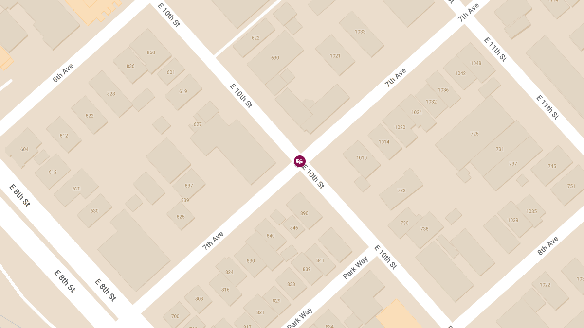 Person Injured in Vehicle Accident at E 10th St & 7th Ave