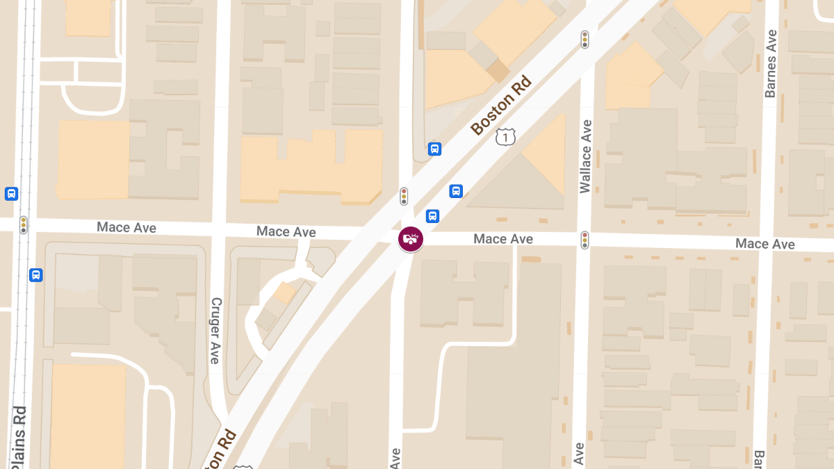 Person Trapped in Vehicle After Crash at Boston Rd & Holland Ave