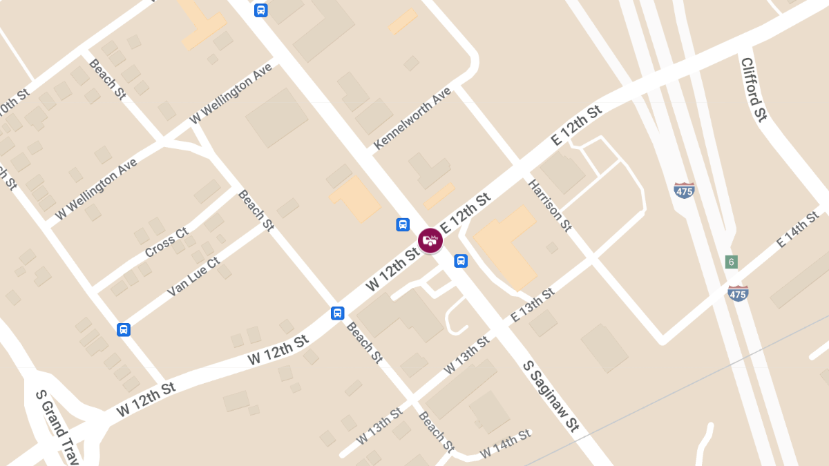 Personal Injury Crash Reported at S Saginaw St & E 12th St