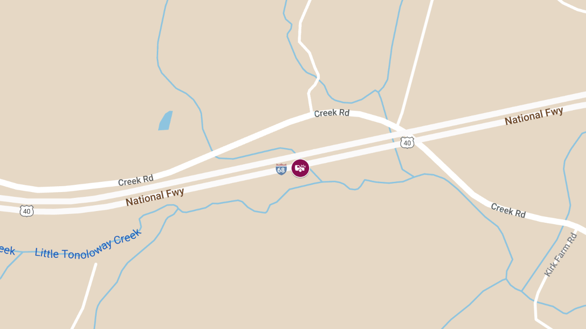 Personal Injury Crash on I-68 EB Near MM 73