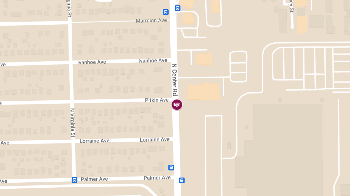 Personal Injury Vehicle Accident at 1511 N Center Rd