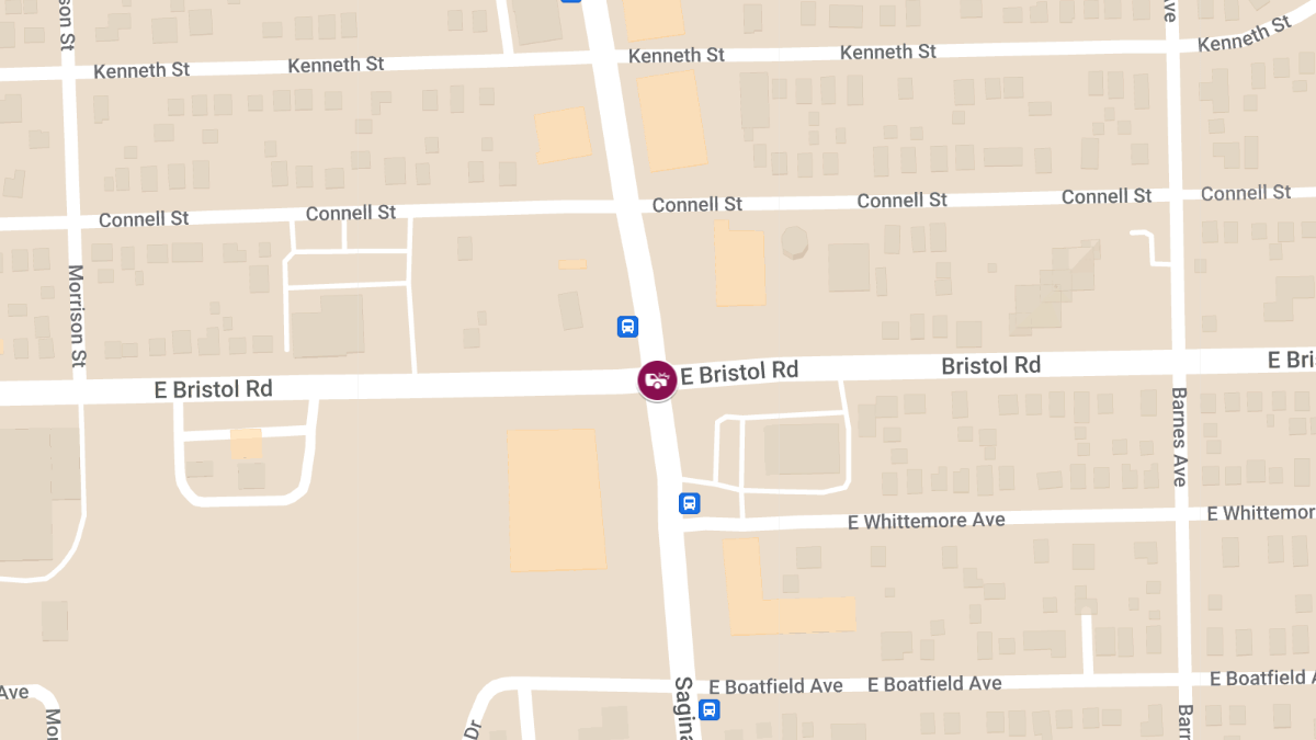 Personal Injury Vehicle Accident at E Bristol Rd & S Saginaw St