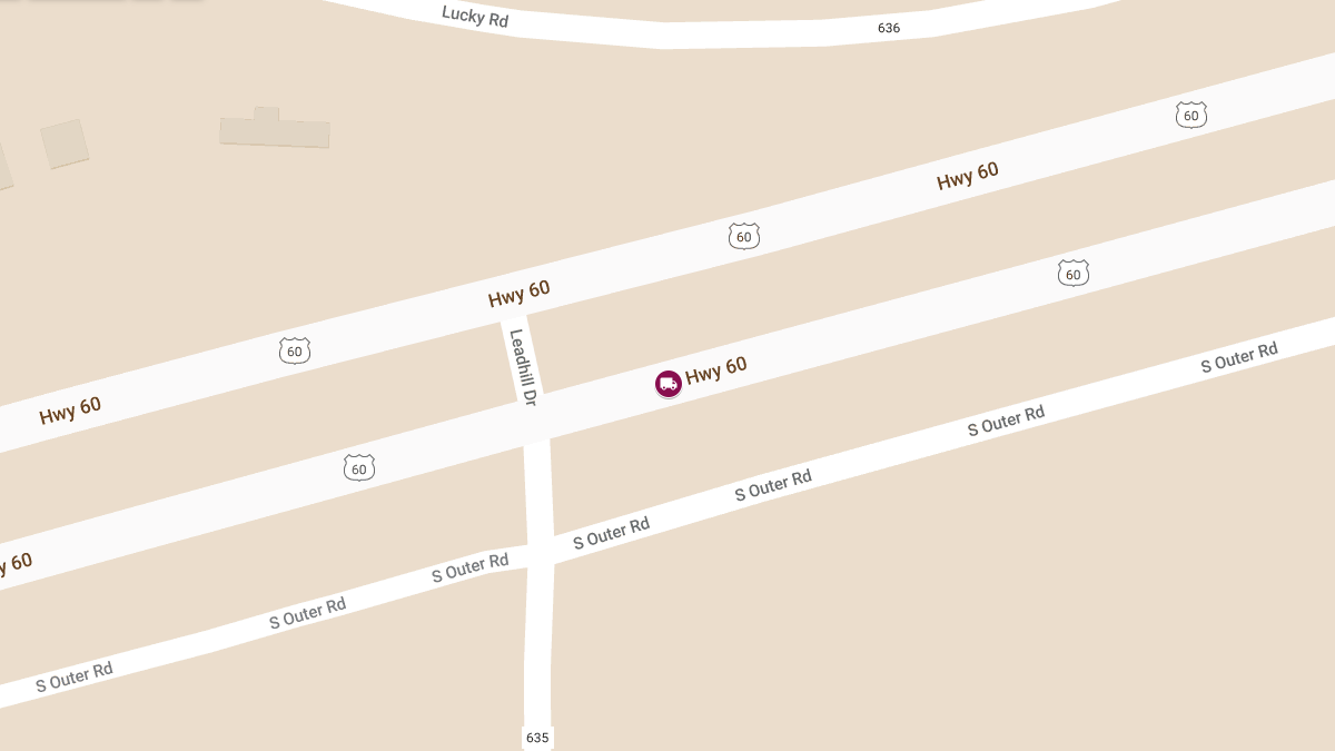 Pickup Truck Overturns in Crash With Semi on Highway 60