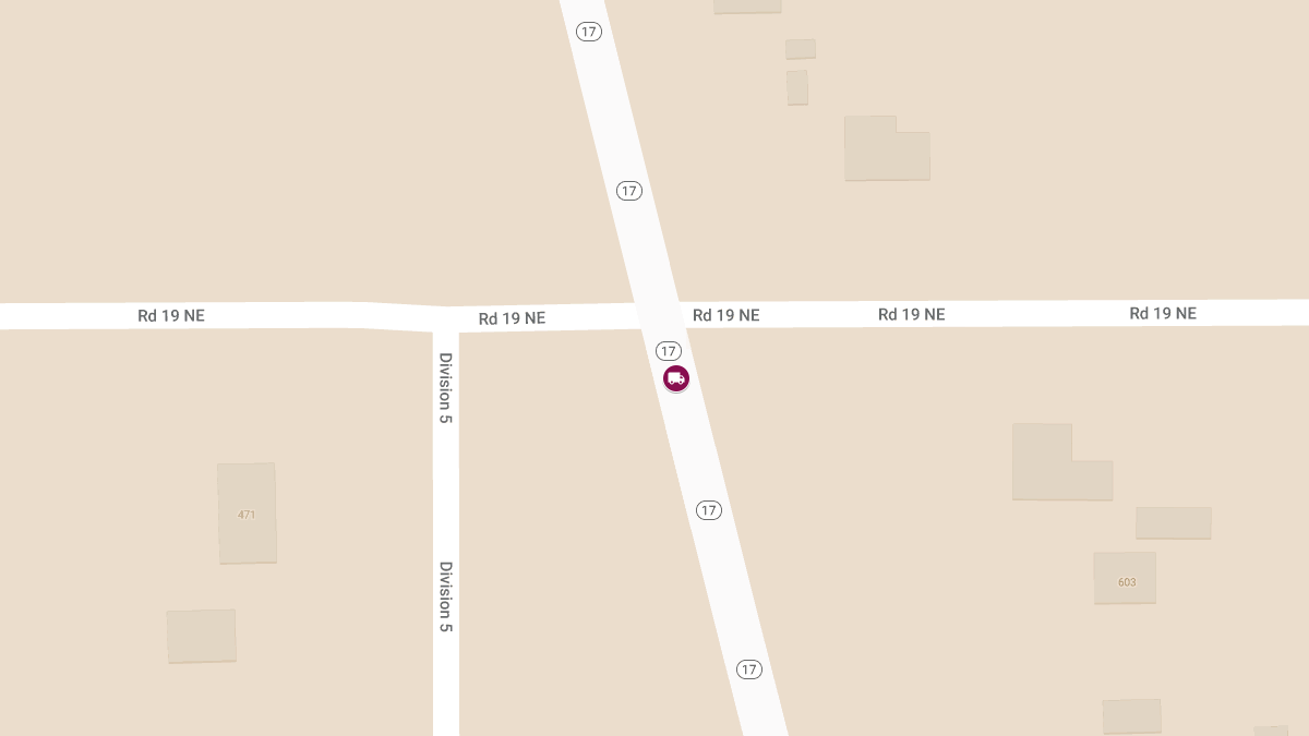 Pickup and Semi-Truck Collision on SR-17 Leaves Two Injured