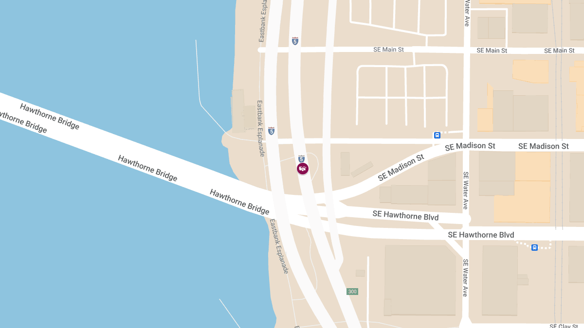 Police Officer Injured in Three-Car Crash on I-5 at City Center Exit