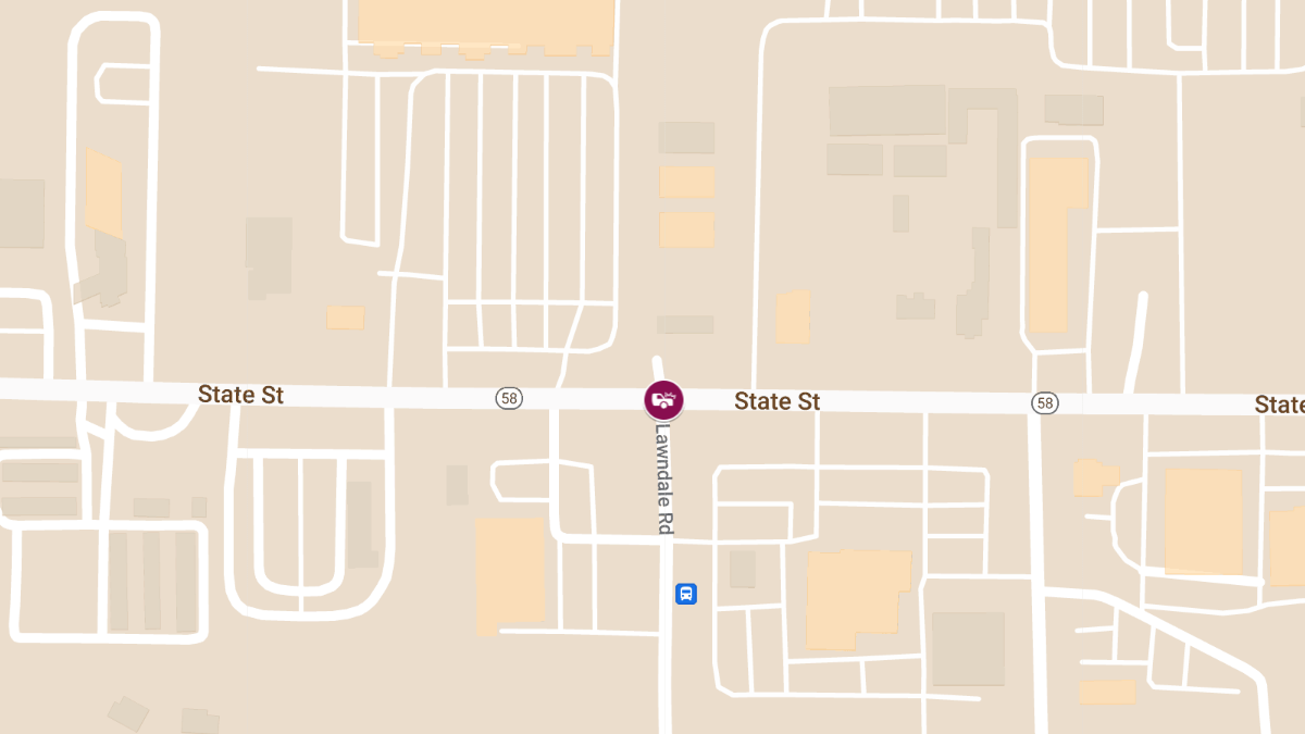Police Respond to Accident with Injuries at State St & Lawndale Rd