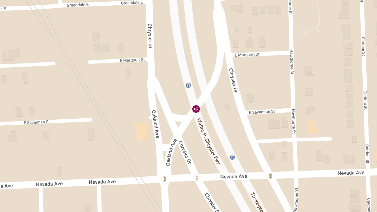 Police Respond to Crash with Injuries at Oakland St & I-75 S