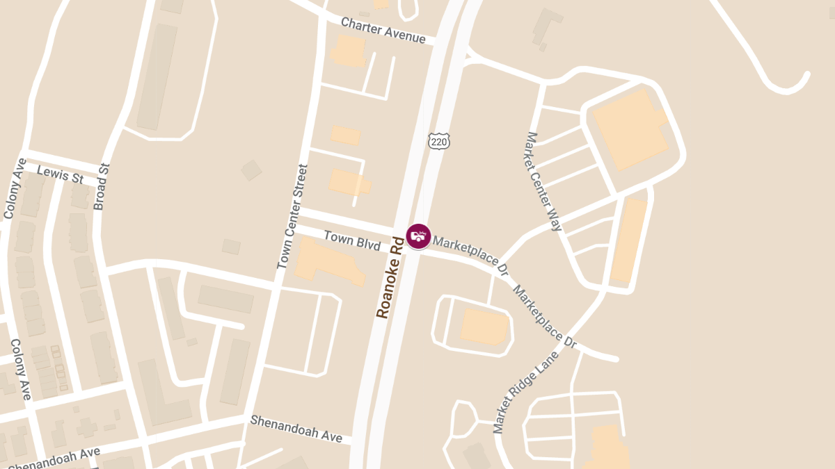 Rear-End Collision with Injuries on Rt. 220 at Virginia Market Place Way
