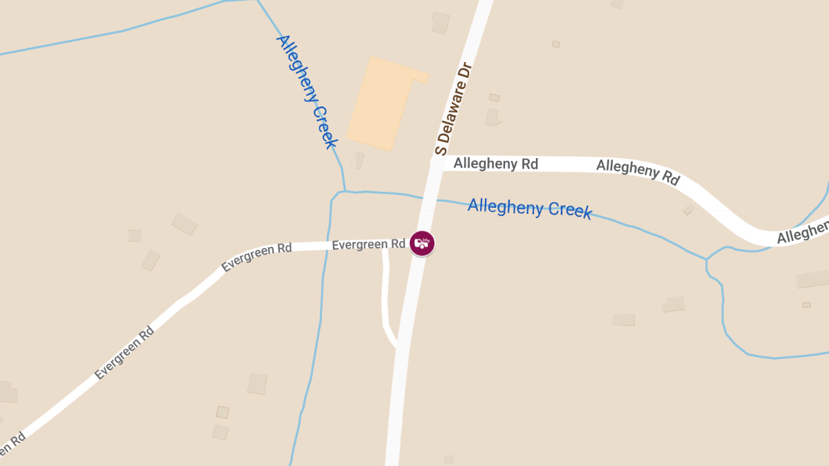Rollover Accident with Injuries at S Delaware Dr & Evergreen Rd