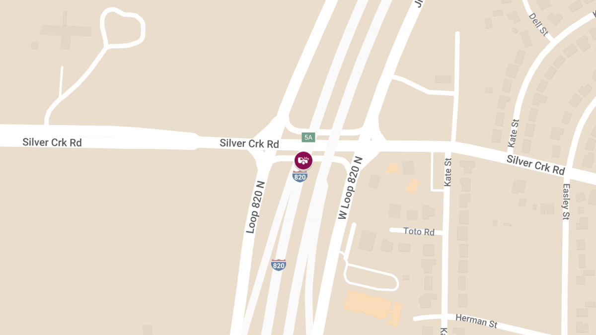 Rollover Crash With Entrapment on NW Loop 820 Near Silver Creek Rd