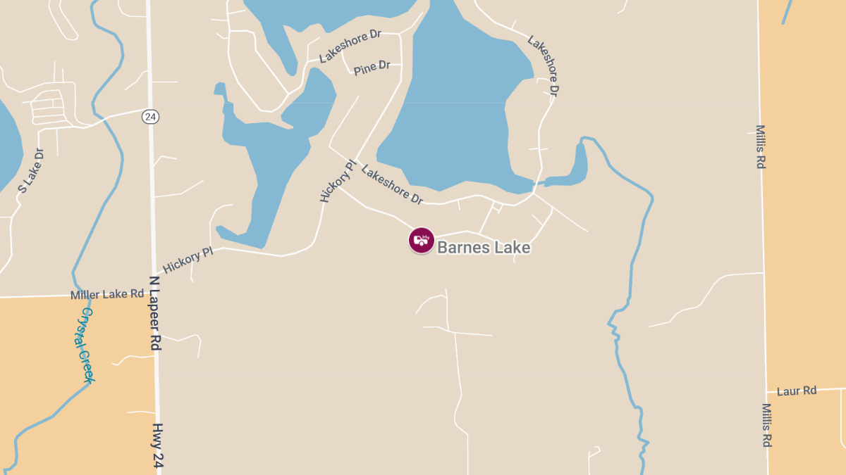 Rollover Crash With Four Injuries at Barnes Lake