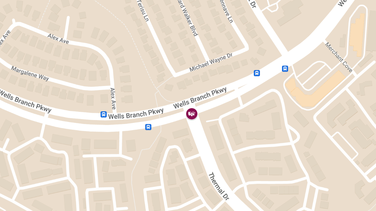 Rollover Crash With Injuries at Thermal Dr and W Wells Branch Pkwy