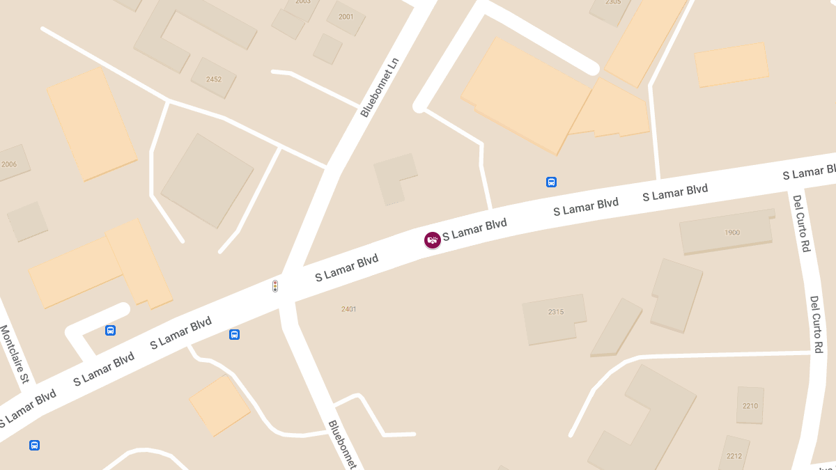 Rollover Crash With Injuries on S Lamar Blvd Svrd SB