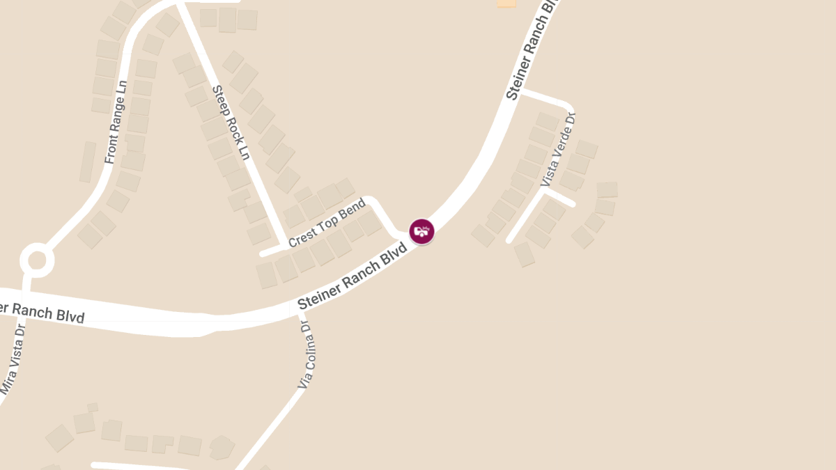 Rollover Crash With Injuries on Steiner Ranch Blvd