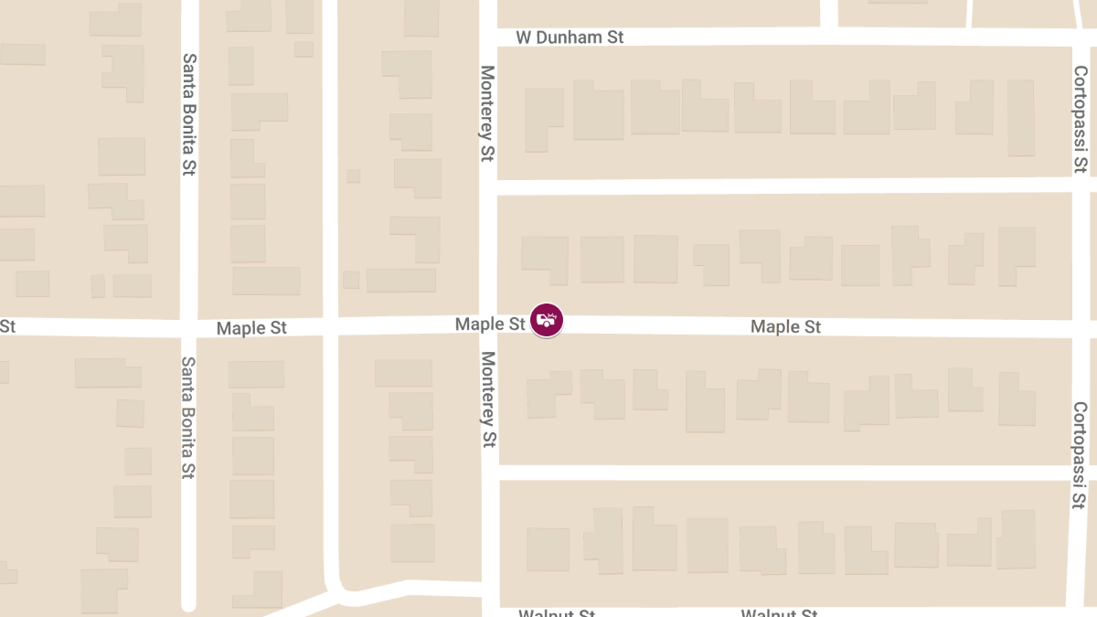 Rollover Crash at Maple St & Monterey Ave Causes Traffic Disruptions