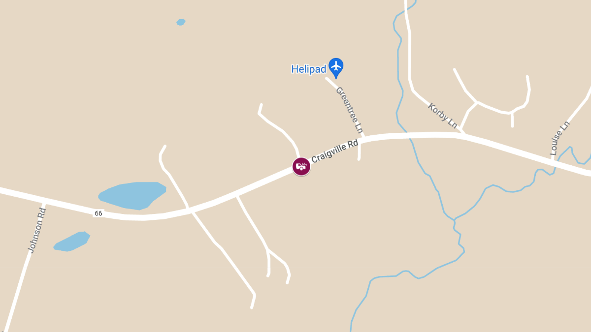 Rollover Crash with Entrapment on Craigville Rd