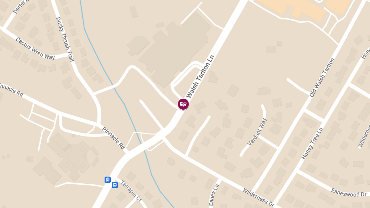 Rollover Crash with Injuries at Walsh Tarlton Ln