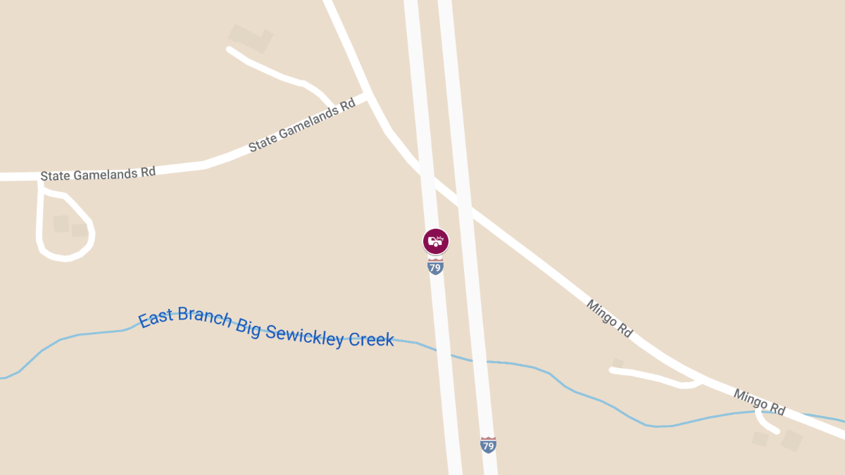 Rollover Crash with Injuries on I-79 SB at MM 107.7