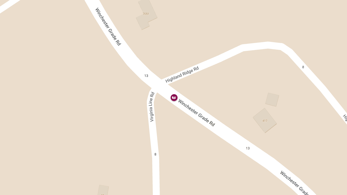 Rollover Crash with Injuries on Winchester Grade Rd