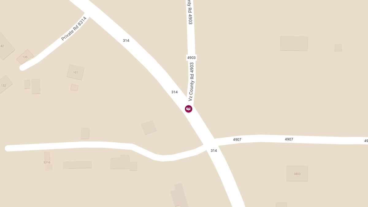 Rollover With Injuries on FM 314 at VZCR 4903