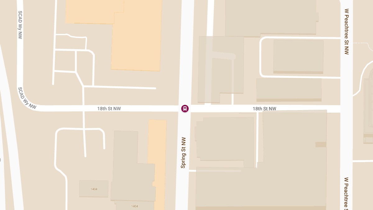 School Bus Crash with Injuries at 18th St NW & Spring St NW