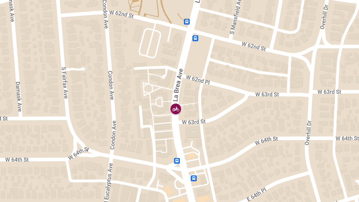 Scooter Crash with Injuries at 6363 S La Brea Ave