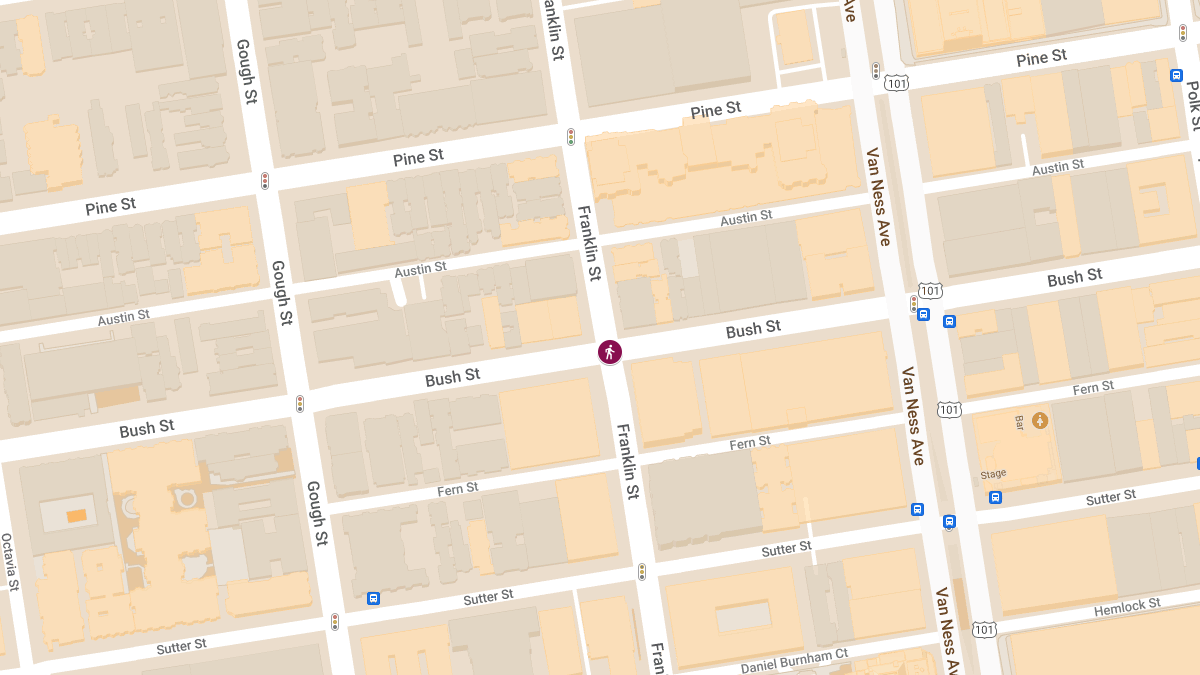 Scooter Rider Injured in Crash at Franklin St & Bush St