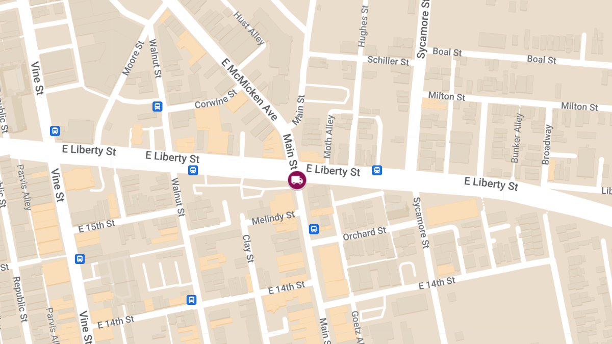 Semi-Truck Involved in Crash with Injuries at E Liberty St & Main St