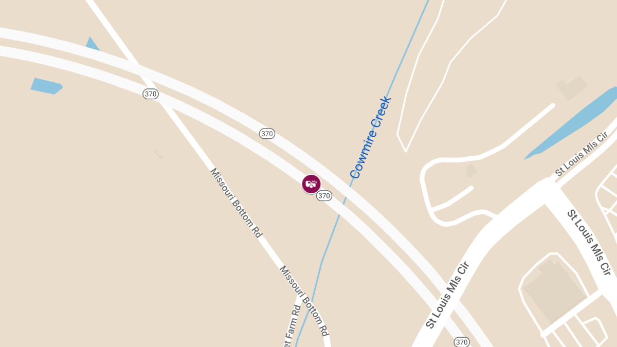 Serious Injury Collision on MO-370 EB Ramp to I-270 NB
