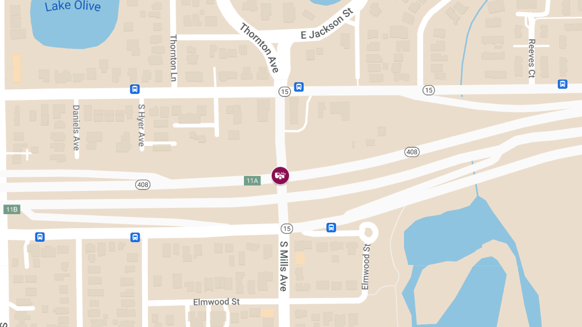 Serious Injury Crash Shuts Down SR-408 at Mills Ave