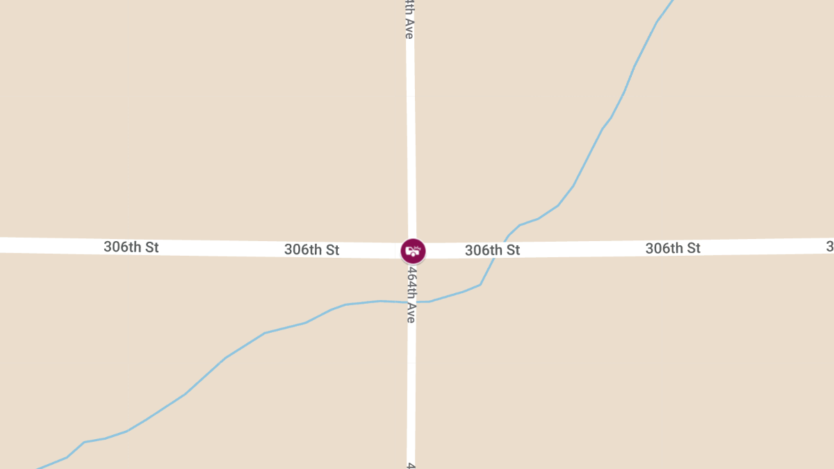 Serious Injury Crash at 306th St & 464th Ave