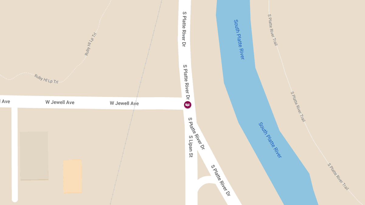 Serious Injury Crash at S. Platte River Dr & W. Jewell Ave