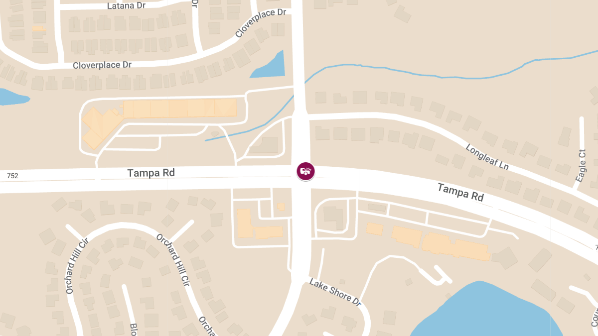 Serious Injury Crash at Tampa Rd & Lake St George