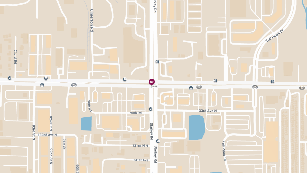Serious Injury Crash at Ulmerton Rd & Starkey Rd